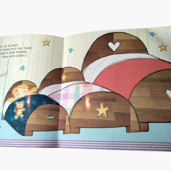 Giant Storytime Books Goldilocks Three Bears katie Saunders Laminate Pages - Picture 4 of 8